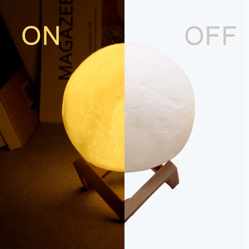 LED Moon & Galaxy Night Light